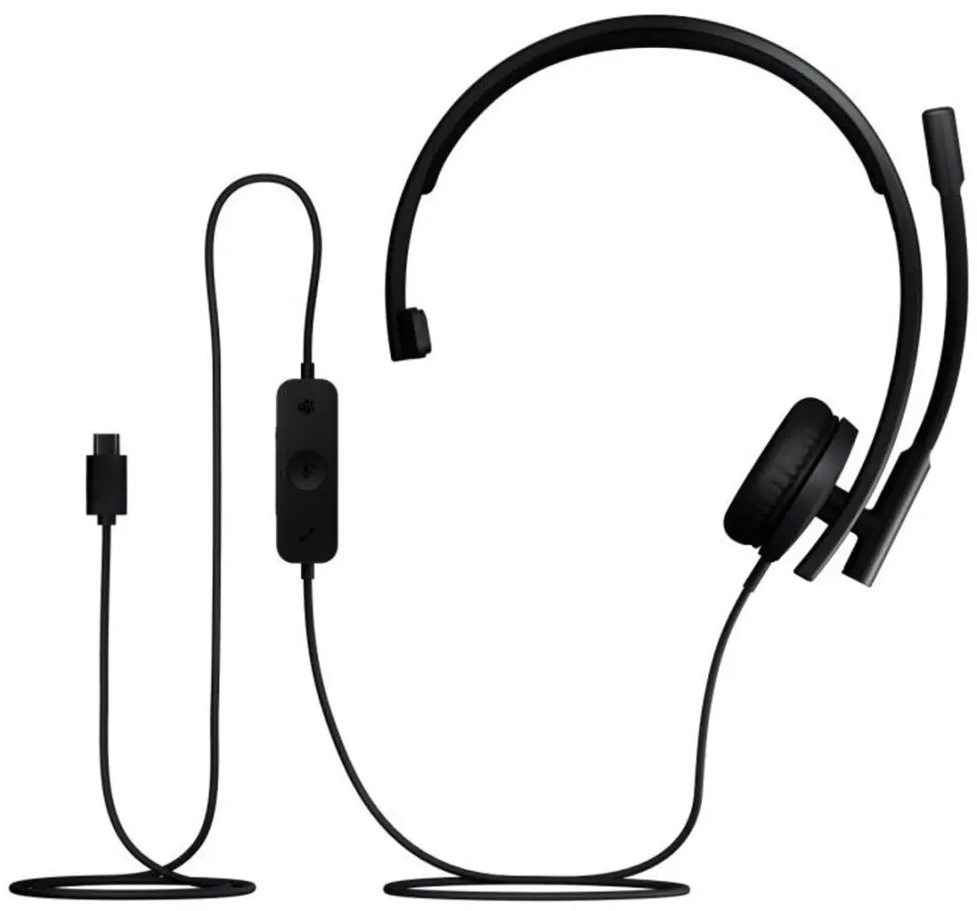 Logitech H570e Headset - Mono - Zwart - afbeelding 4 van 6