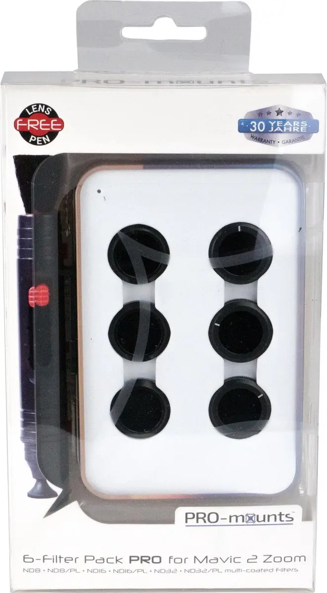PRO-mounts 6-Filter Pack PRO for Mavic 2 Zoom