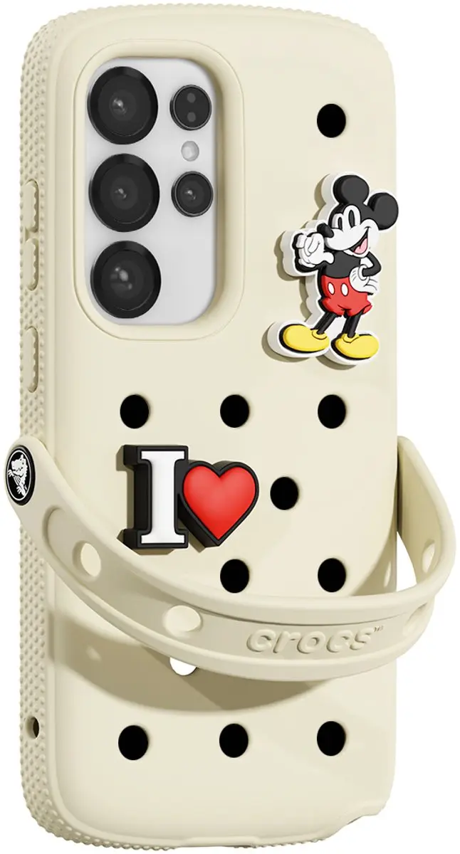 Samsung Galaxy S25 Ultra Crocs Case Beige - afbeelding 5 van 6