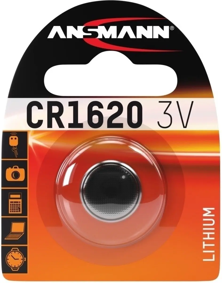 Ansmann CR 1620 Knoopcel - 3V - afbeelding 2 van 6