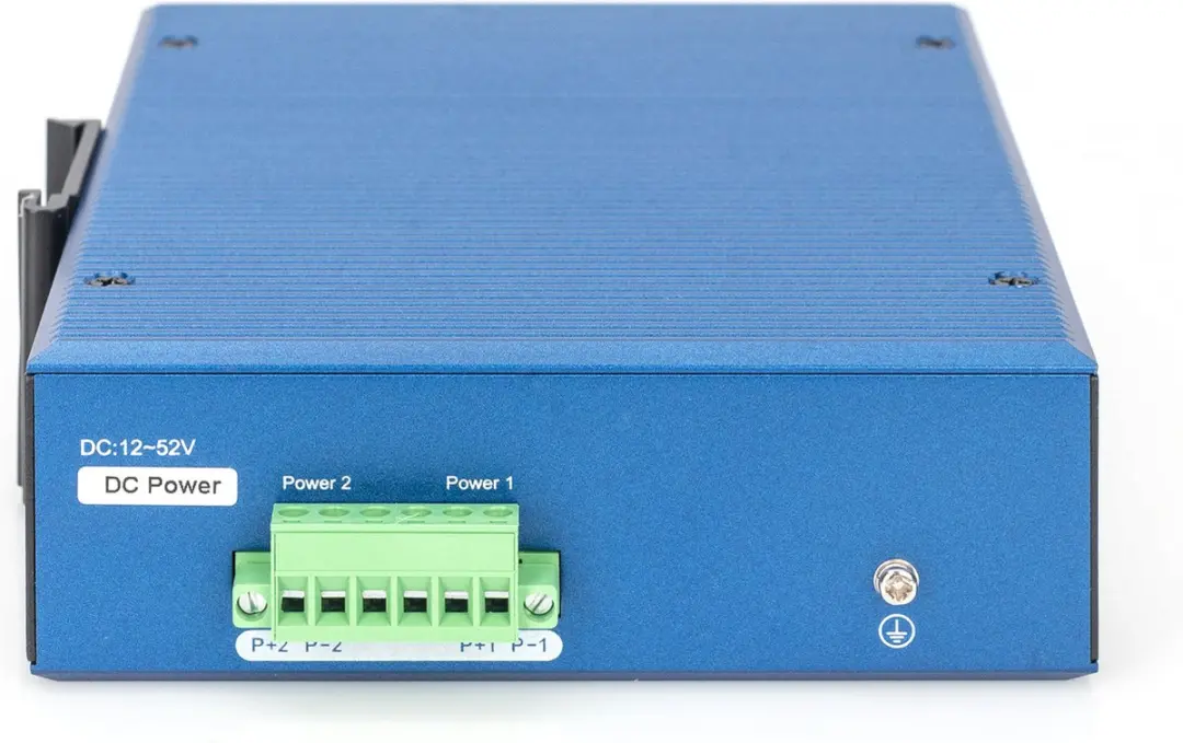 Digitus DN-651129 16-Poorts Industrial Ethernet Switch - Blauw - afbeelding 4 van 6