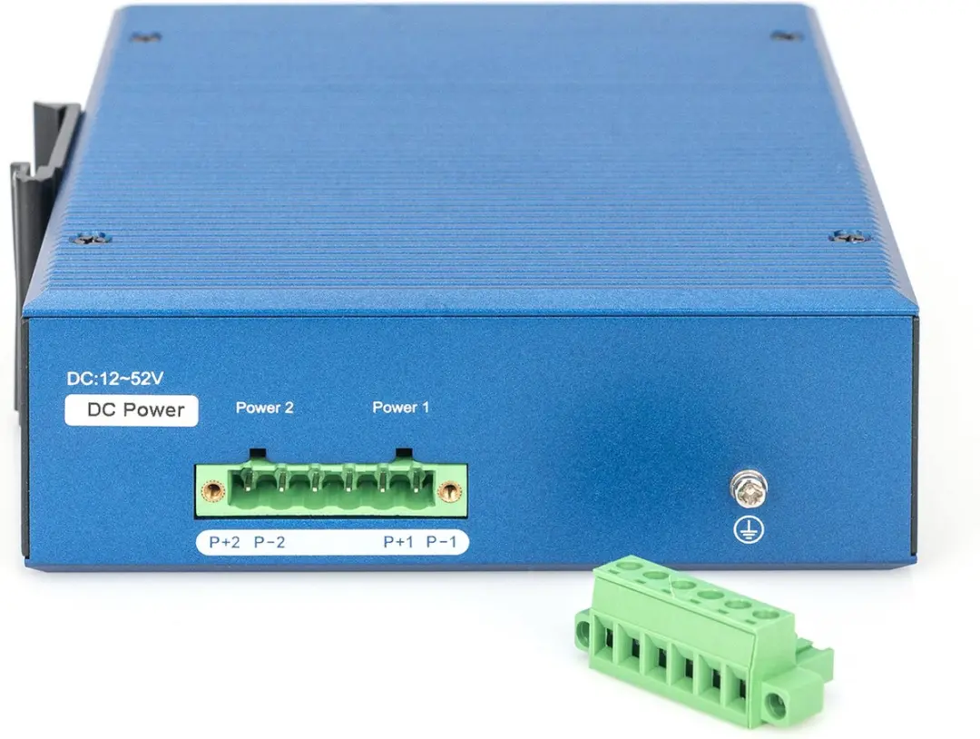 Digitus DN-651129 16-Poorts Industrial Ethernet Switch - Blauw - afbeelding 5 van 6