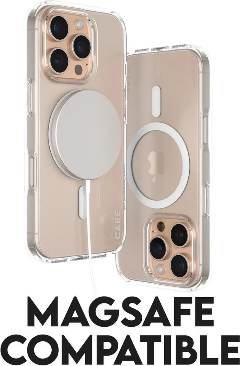 PanzerGlass CARE Flagship Case iPhone 16 Pro - Transparant - MagSafe - afbeelding 6 van 6