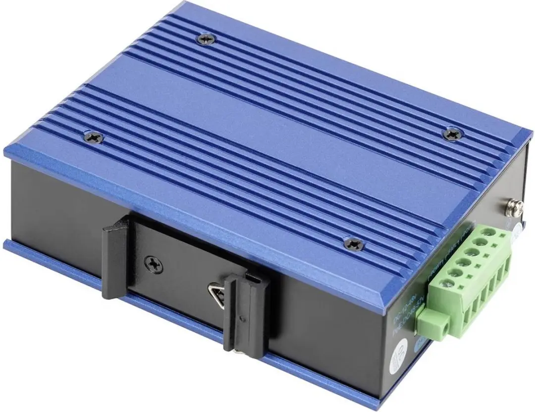 Digitus DN-651118 5-poorts Gigabit Switch - Blauw - afbeelding 3 van 6