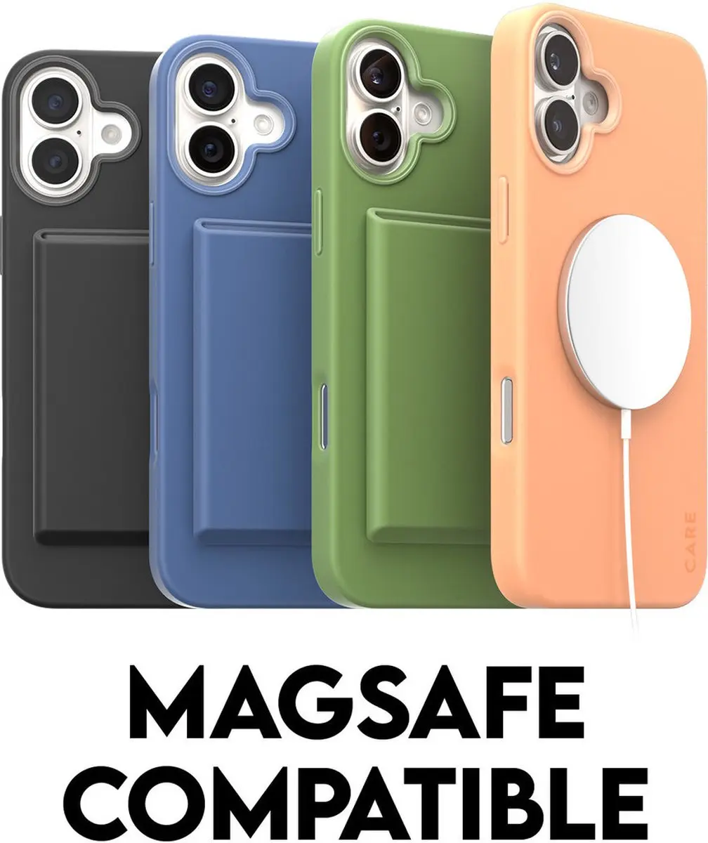PanzerGlass Fashionable Case iPhone 16 - Oranje Roze - MagSafe 1389 - afbeelding 5 van 6