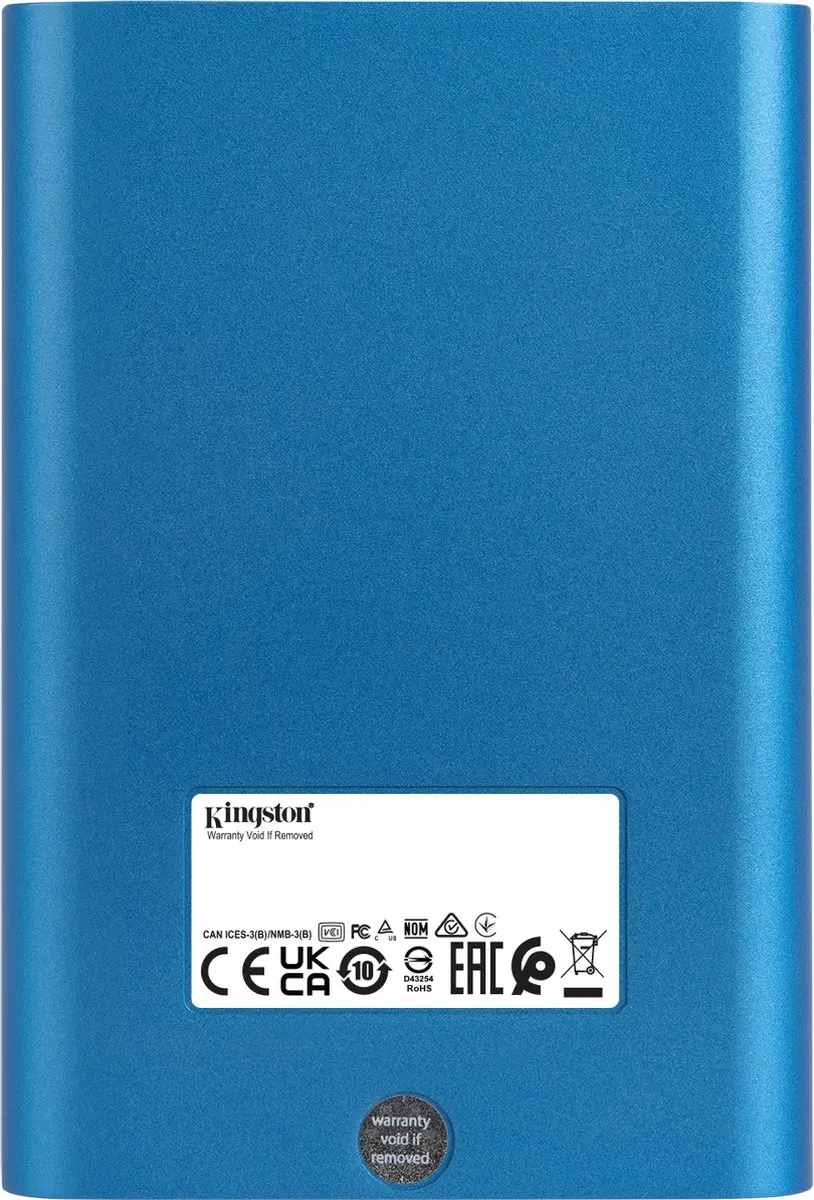 Kingston IronKey Vault Privacy 80 VP80 Externe SSD 960GB - Blauw - afbeelding 6 van 6