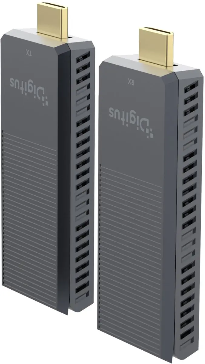 Digitus DS-55359 AV Extender - Zwart/Grijs - afbeelding 4 van 5