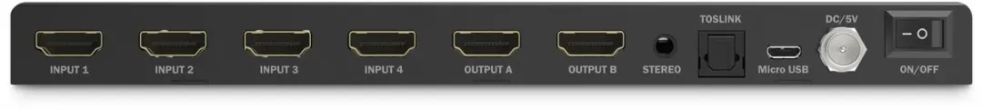 Digitus HDMI 4/2-Switch DS-55345 - 4K 30Hz - afbeelding 2 van 6