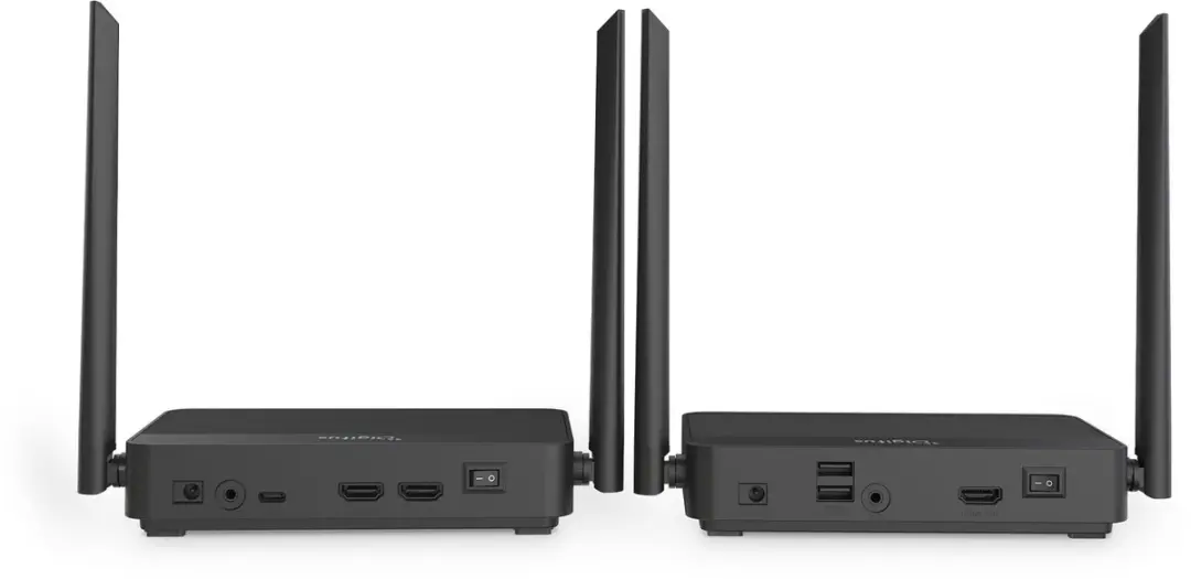 Digitus DS-55360 4K Wireless HDMI KVM Extender - 100m - Zwart - afbeelding 2 van 6