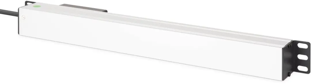 Digitus DN-95439 7-voudige 16A Stekkerdoos 19 inch - Zilver/Zwart
