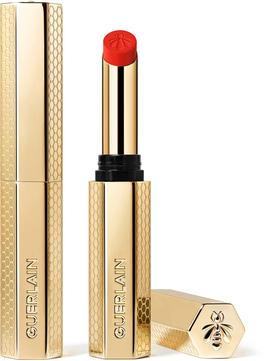Guerlain KissKiss Kissproof Honey, Rood, Tangerine Bloom, 1 kleuren, Kleurend, S