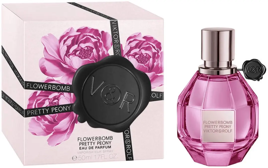 Viktor & Rolf Flowerbomb Pretty Peony Eau de Parfum 50ml - afbeelding 2 van 2