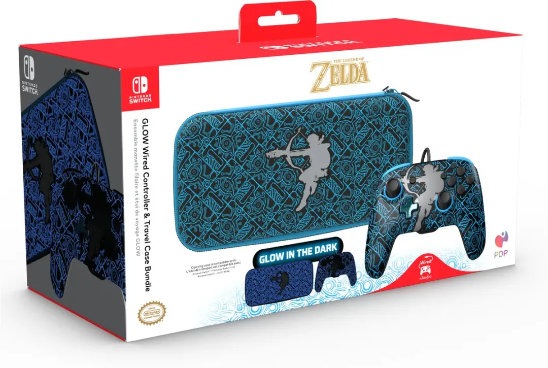 PDP 500-236-SKSG game controller Zwart, Blauw, Grijs USB Gamepad Analoog/digitaa