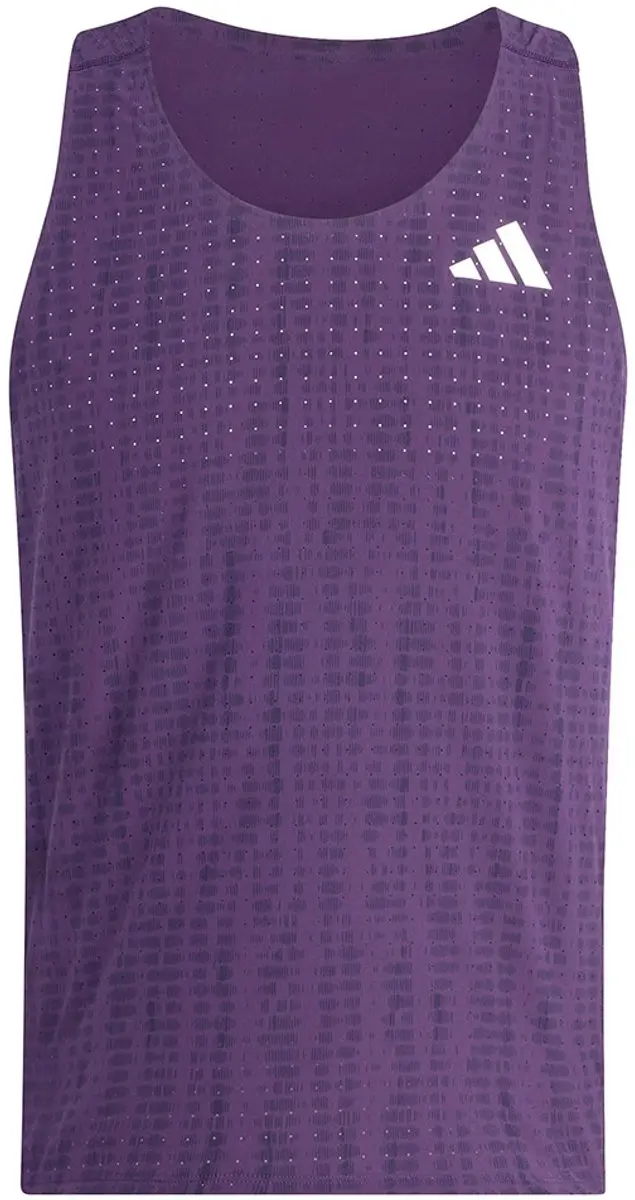 Adidas Adizero Mouwloos T-shirt - Paars - XL - afbeelding 6 van 6