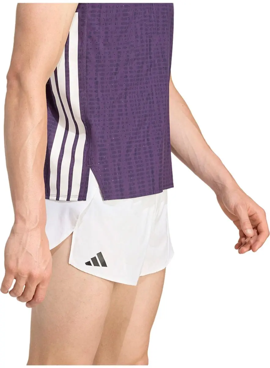 Adidas Adizero Mouwloos T-shirt - Paars - XL - afbeelding 4 van 6