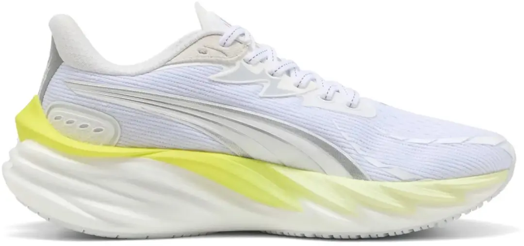 PUMA Velocity Nitro 4 Hardloopschoenen - 40 - White/Apple Spritz - afbeelding 3 van 6