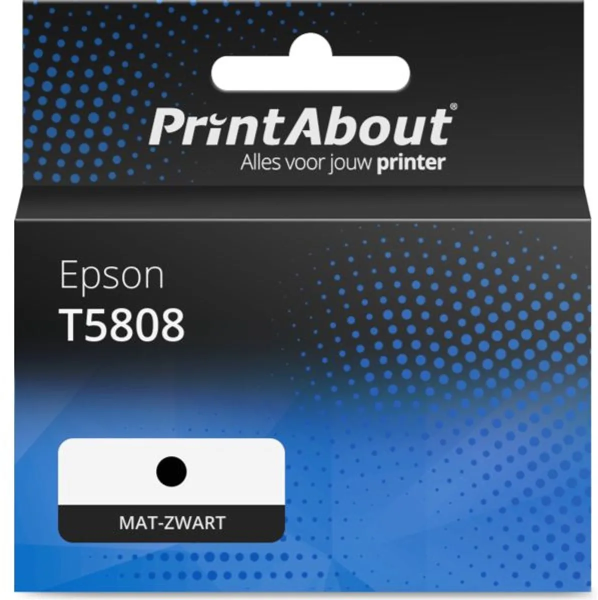 PrintAbout T5808 Inktcartridge Mat-zwart