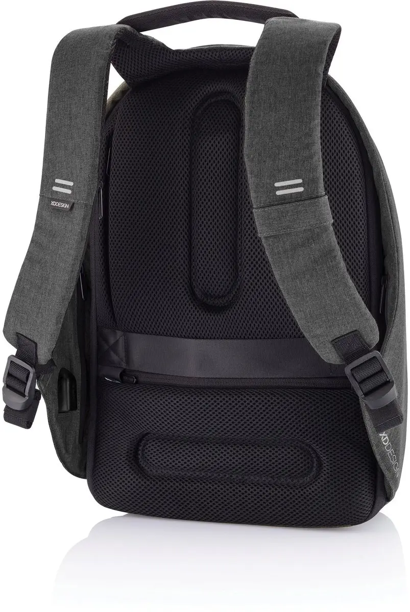 XD Design Bobby Hero Regular Rugzak 18L - 15 inch - 10 vakken - Zwart - afbeelding 3 van 6