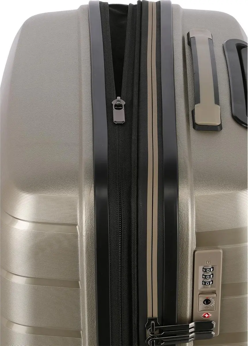Travelite Harde Koffer 67cm Medium - 82L - Champagne - afbeelding 6 van 6