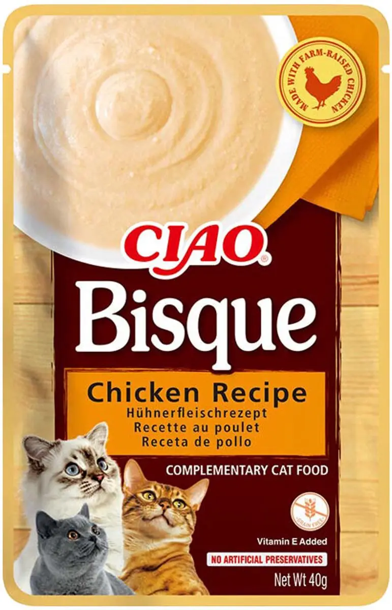 Inaba Ciao Bisque Natvoer Kat - Kip