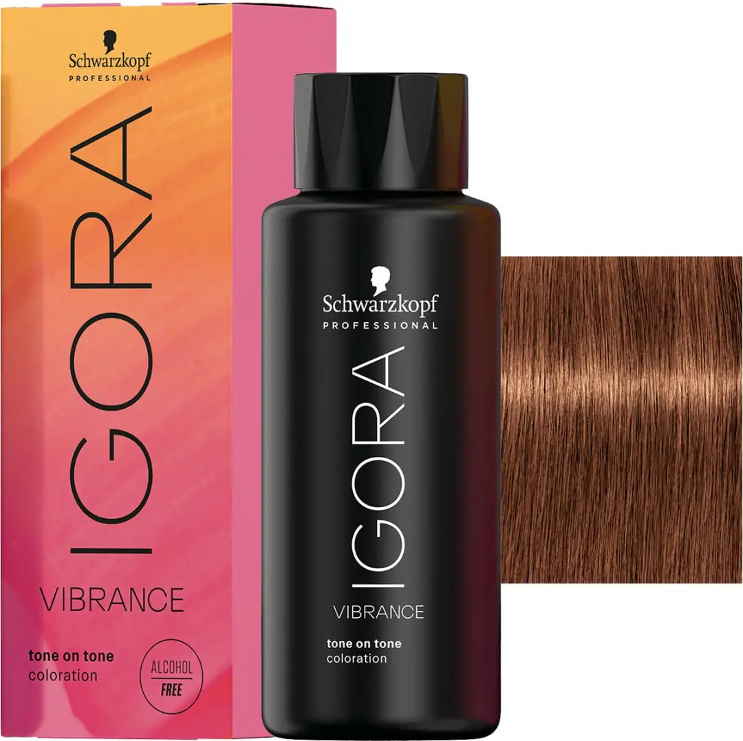 Schwarzkopf Igora Vibrance 7-57 Toner 60ml - Zwart