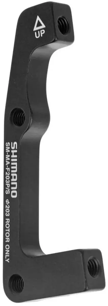 Shimano SM-MA-F 203 P/S Schijfremmontageadapter - 203mm - Zwart - afbeelding 2 van 2
