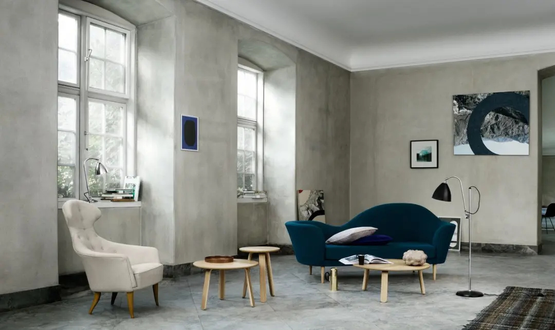Gubi BL3 S Vloerlamp - Mat Zwart/Chroom - afbeelding 2 van 6