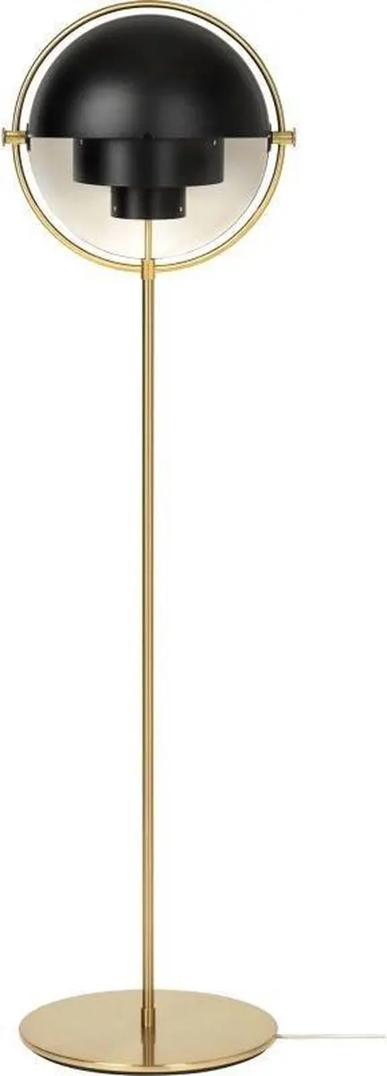 Gubi Multi-Lite Vloerlamp - Messing/Zwart - afbeelding 3 van 4