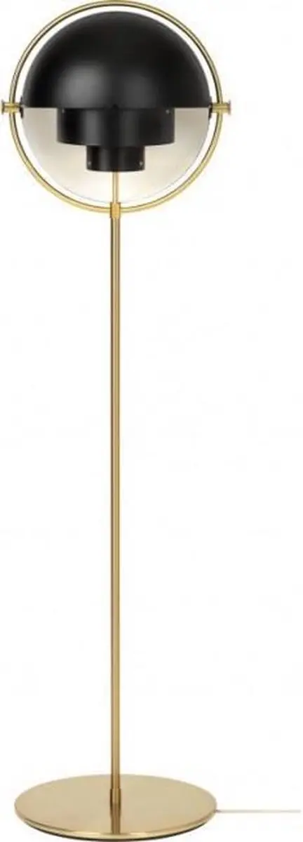 Gubi Multi-Lite Vloerlamp - Messing/Zwart - afbeelding 4 van 4