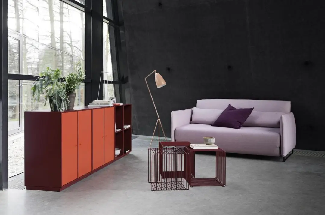 Gubi Grossman Grasshopper Vloerlamp - Rood - 11W - afbeelding 5 van 6
