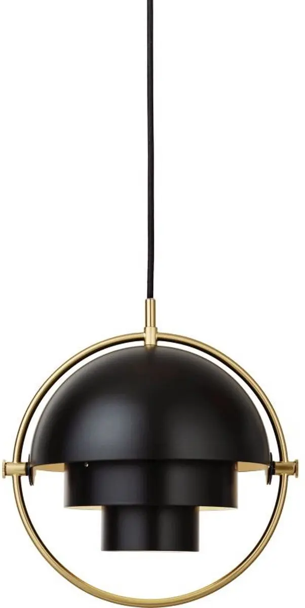 Gubi Multi-Lite Pendant - 1 Lichtpunt - Geelkoper/Wit - afbeelding 2 van 3