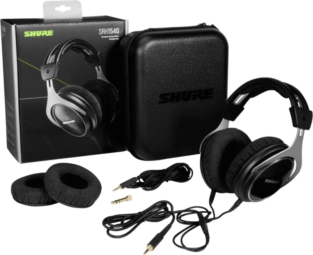 Shure SRH1540 Studio Hoofdtelefoon - Zwart - afbeelding 3 van 6