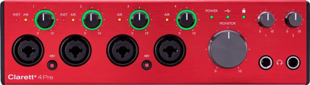 Focusrite Clarett+ 4Pre Audio Interface - 4 In/4 Uit - afbeelding 4 van 6