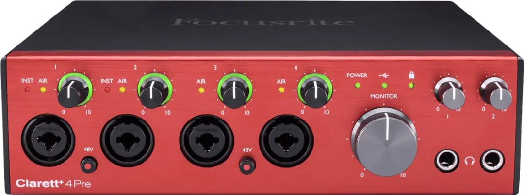 Focusrite Clarett+ 4Pre Audio Interface - 4 In/4 Uit - afbeelding 3 van 6
