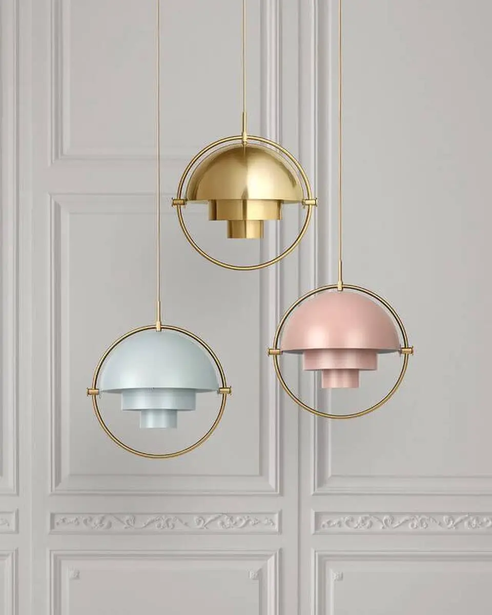 Gubi Multi-Lite Hanglamp Messing Ø25,5cm - afbeelding 6 van 6