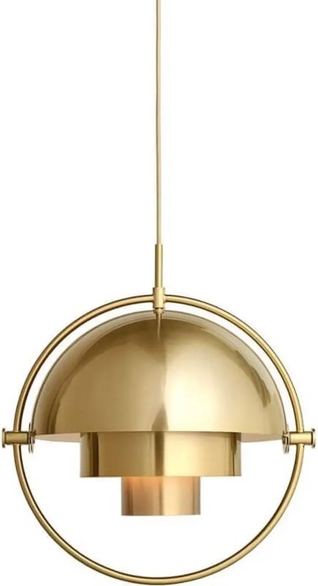 Gubi Multi-Lite Hanglamp Messing Ø25,5cm