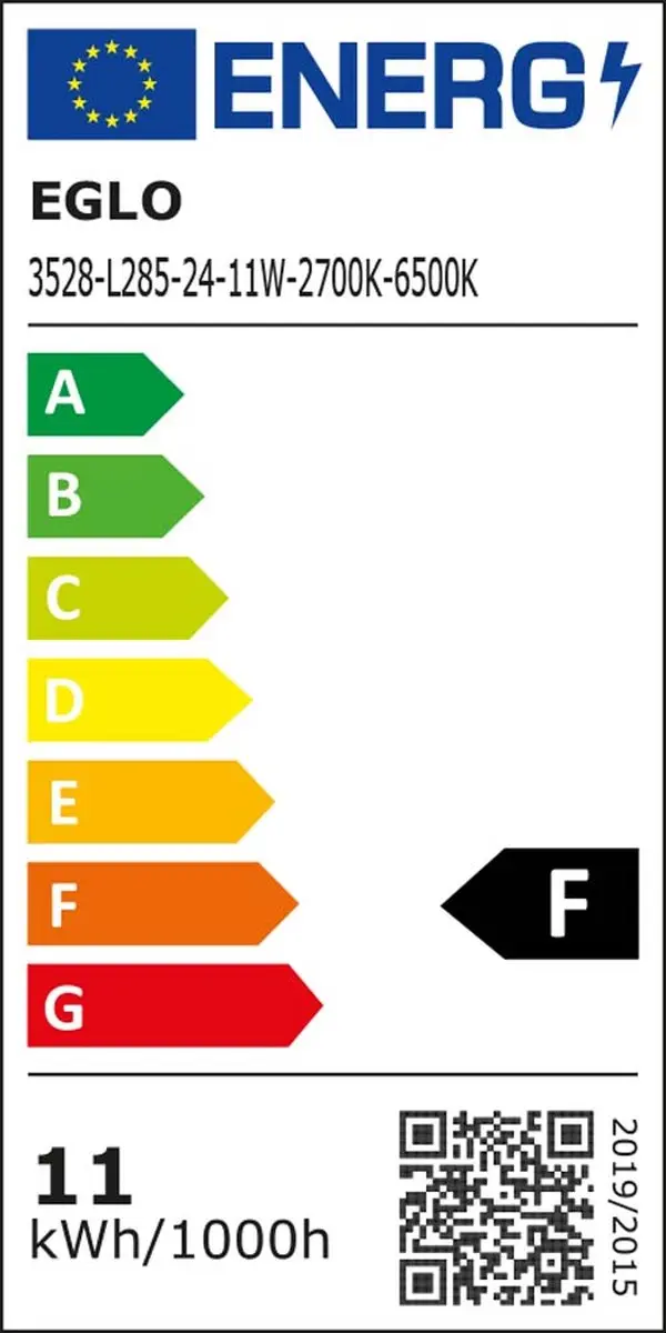 EGLO connect.z Tollos-Z Plafondlamp Ø55cm - RGB & Wit - Zigbee - Zwart/Wit