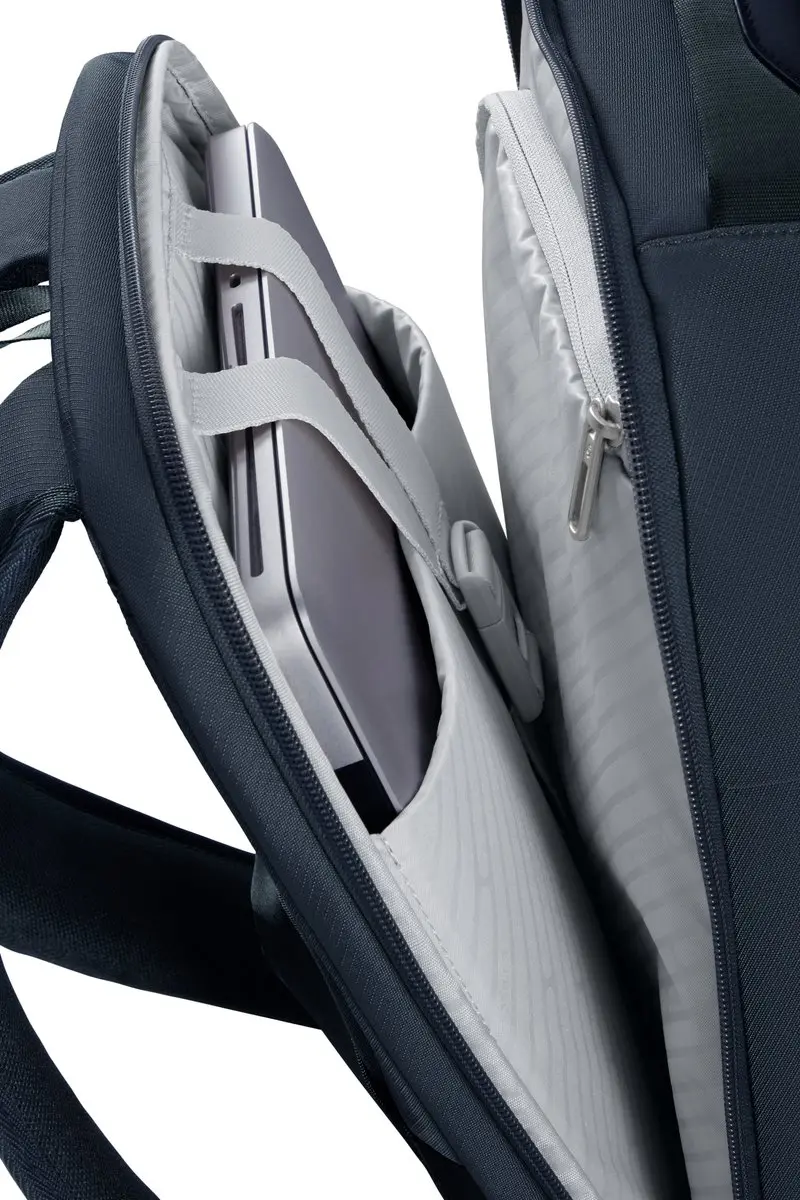 Samsonite Paralux BT 2-1 Travel Rugzak 26L - 15.6" - Midnight Navy - afbeelding 4 van 6