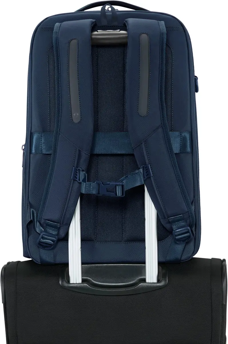 Samsonite Paralux BT 2-1 Travel Rugzak 26L - 15.6" - Midnight Navy - afbeelding 6 van 6