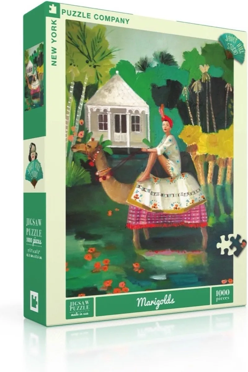 The New York Puzzle Company Janet Hill Marigolds Puzzel