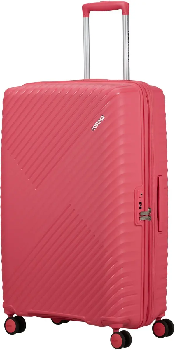 American Tourister Diablast 4 Wiel Spinner Koffer 98L - Pink Glitch - afbeelding 4 van 6