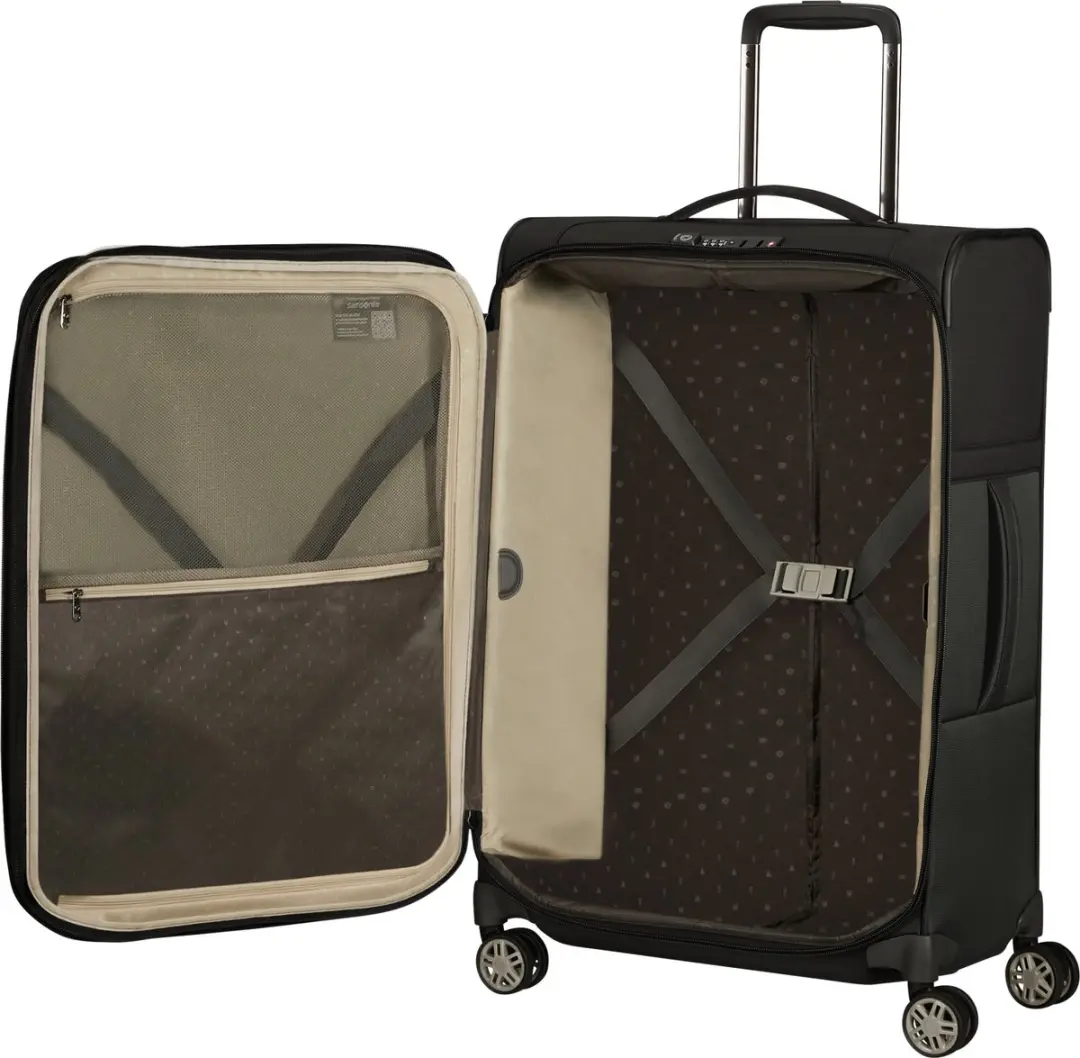 Samsonite Airea Spinner 67/24 Koffer - 81.5L - 2 Vakken - Zwart - afbeelding 3 van 6