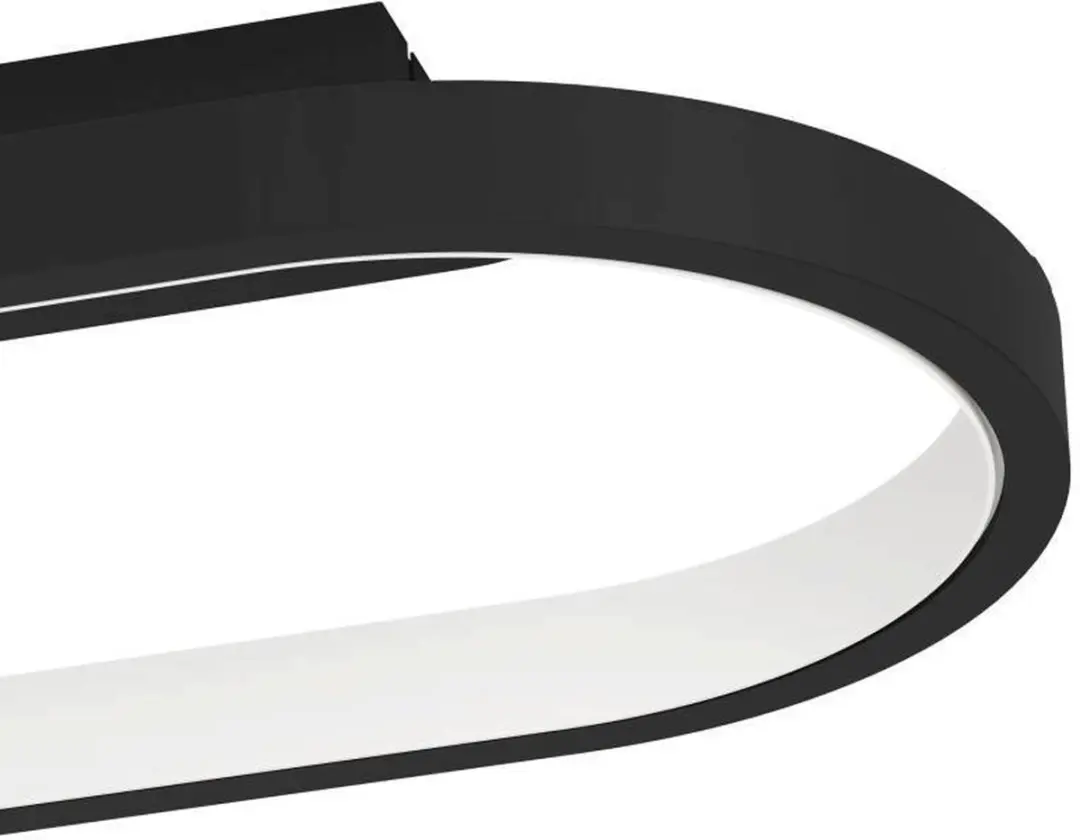 Eglo Codriales Plafondlamp LED 79cm - Dimbaar - Zwart/Wit