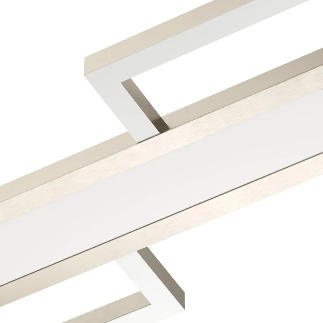Eglo Monirote Plafondlamp LED 78cm - Grijs/Wit - Dimbaar