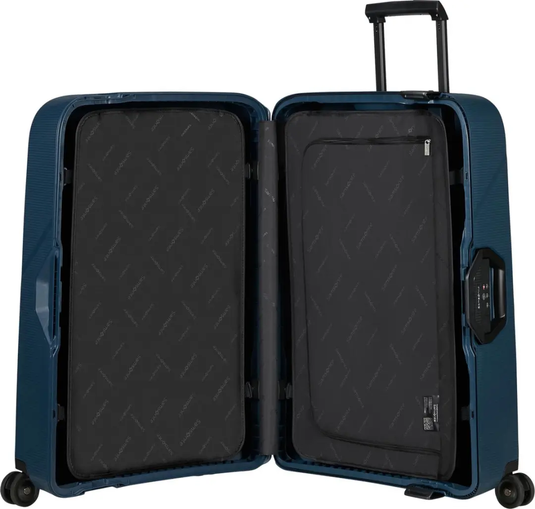 Samsonite Magnum Eco Spinner 75cm Koffer - Midnight Blue - afbeelding 4 van 6