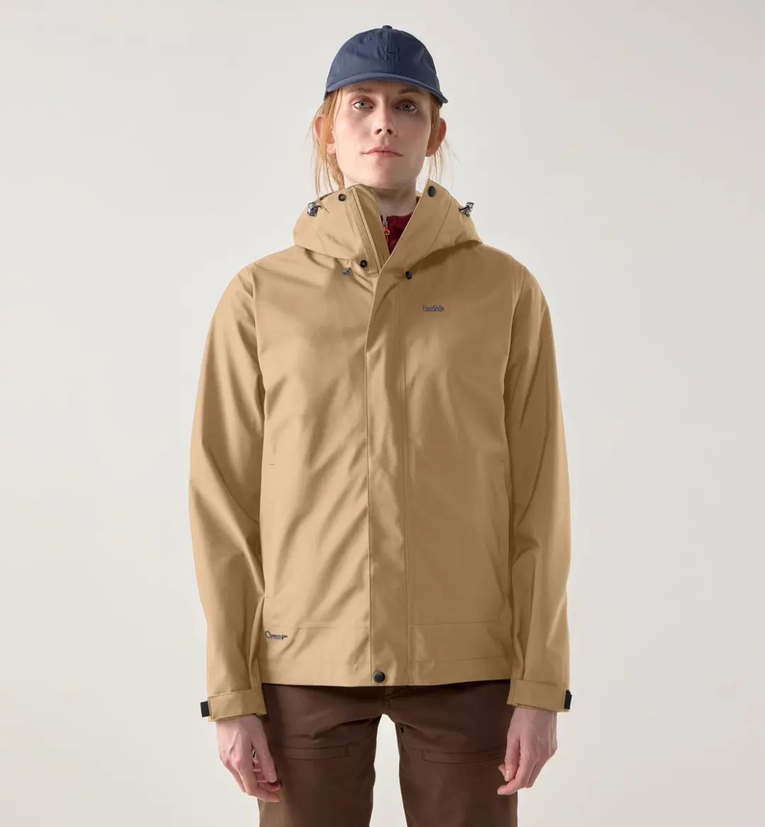 Breeze Proof Hardshell Jas Dames M - Oak Brown - afbeelding 2 van 5