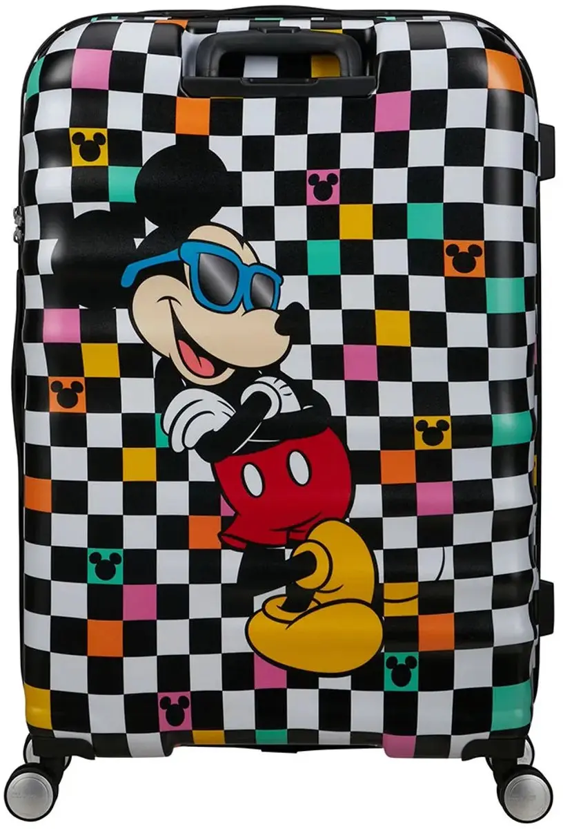 American Tourister Wavebreaker Disney Spinner 77cm - 96L - Mickey Check - afbeelding 5 van 6