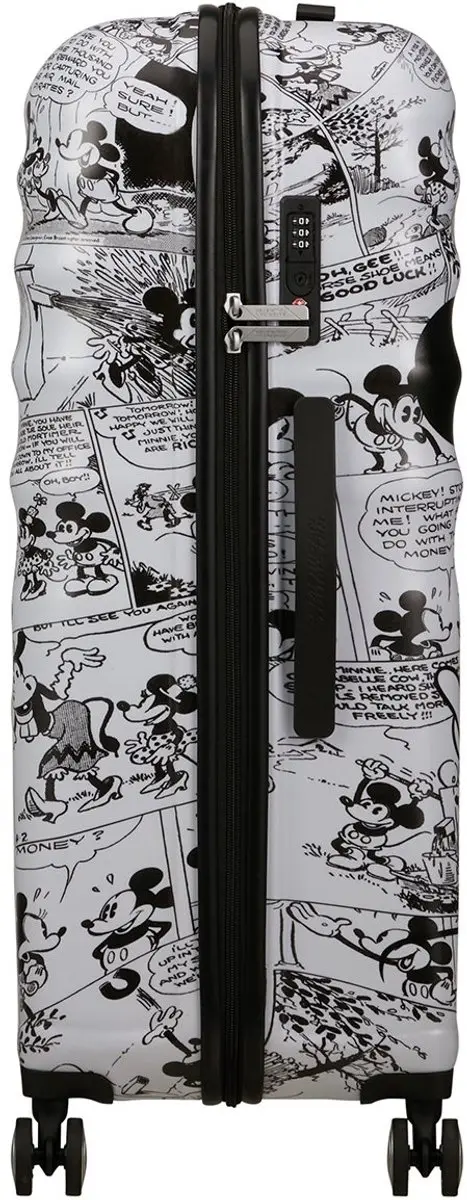 American Tourister Wavebreaker Disney Spinner 77/28 Koffer - 96L - Minnie Comics White - afbeelding 6 van 6