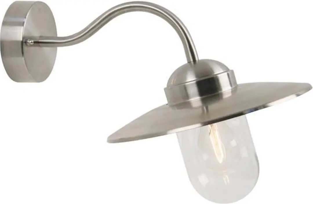 Nordlux Wandlamp Luxembourg - 60W - 27x27cm - Bruin - afbeelding 4 van 5