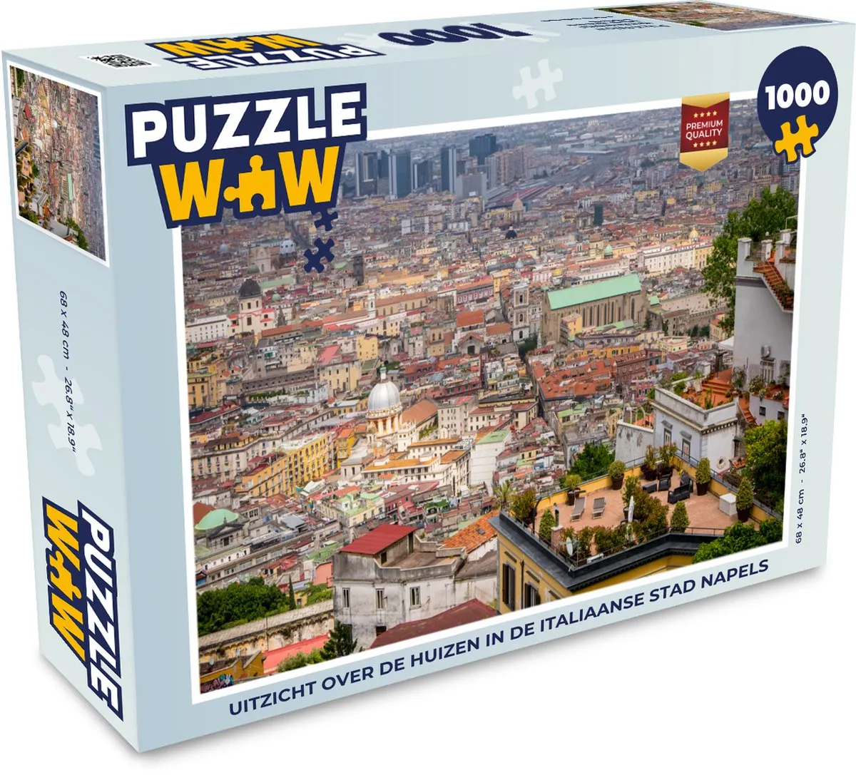 PuzzleWow Napels Legpuzzel 1000 Stuks